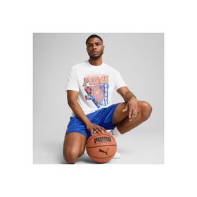 Puma 68545302 Rival Rage 5 Beyaz Basketbol Erkek T-Shirt