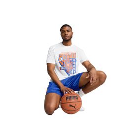 Puma 68545302 Rival Rage 5 Beyaz Basketbol Erkek T-Shirt