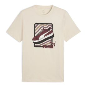 Puma 68803387 Graphic TEE Bej Günlük Stil Erkek T-Shirt