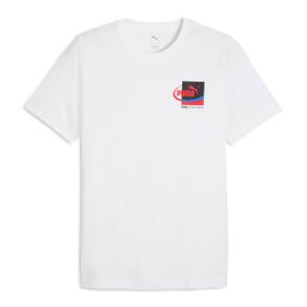 Puma 68803402 Graphic TEE Beyaz Günlük Stil Erkek T-Shirt