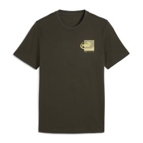 Puma 68803470 Yeşil Graphic TEE Erkek Günlük Stil T-Shirt