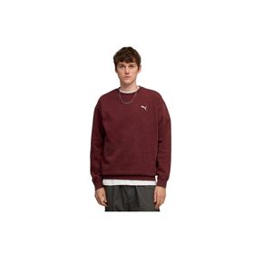 Puma 688050-96 Bordo Essentials Elevated Wash Crew Erkek Sweatshirt