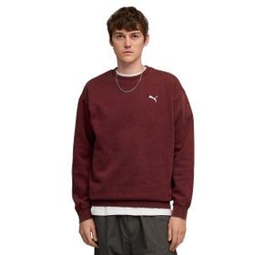 Puma 688050-96 Bordo Essentials Elevated Wash Crew Erkek Sweatshirt