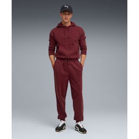 Puma 688436-96 Bordo Essentials Elevated Wash Sweatpants Erkek Eşofman Altı
