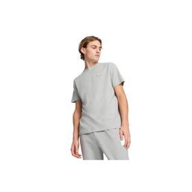 Puma 69089304 Essentials Elevated Gri Günlük Stil Erkek T-Shirt