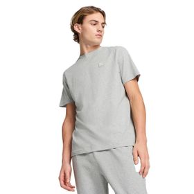 Puma 69089304 Essentials Elevated Gri Günlük Stil Erkek T-Shirt