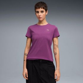 Puma 695708-69 Essential Elevated Kadın Mor Tişört