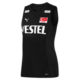 Puma 70639503 Türkiye Siyah Voleybol Kadın Forma