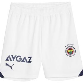 Puma 77202202 Beyaz Replica Jr Genç Çocuk Fenerbahçe 2023/2024 Futbol Şortu