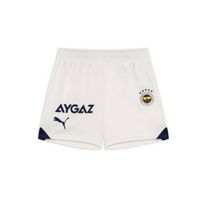 Puma 77202202 Beyaz Replica Jr Genç Çocuk Fenerbahçe 2023/2024 Futbol Şortu