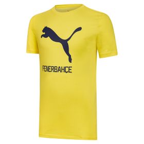 Puma 77313603 FSK Cat Tee Erkek Sarı Lacivert T-Shirt