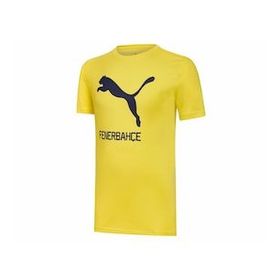 Puma 77313603 FSK Cat Tee Erkek Sarı Lacivert T-Shirt
