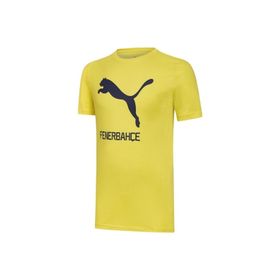 Puma 77313603 FSK Cat Tee Erkek Sarı Lacivert T-Shirt