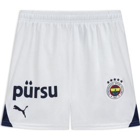 Puma 77538304 Beyaz Fenerbahçe SK 2024/2025 Çocuk Futbol Şortu