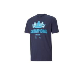 Puma 77868003 Mavi Erkek Regular Fit T-Shirt