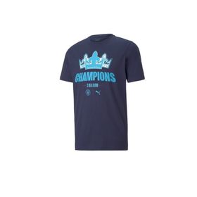 Puma 77868003 Mavi Erkek Regular Fit T-Shirt