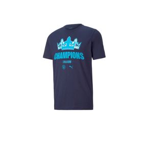 Puma 77868003 Mavi Erkek Regular Fit T-Shirt