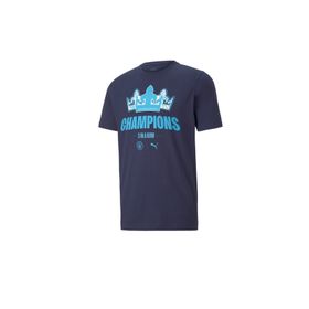 Puma 77868003 Mavi Erkek Regular Fit T-Shirt