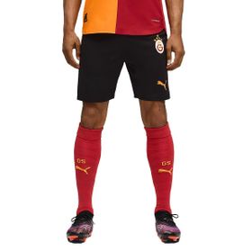 Puma 77982305 Galatasaray 2025/2026 İç Saha Siyah Futbol Erkek Şort