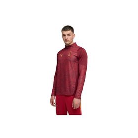 Puma 78288703 Galatasaray A Takım 1/4 Zip Kırmızı Antrenman Erkek Sweatshirt