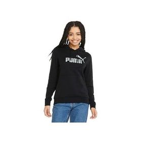 Puma 84909651 Ess+ Metallic Logo Hoodie Siyah Günlük Kadın Sweatshirt
