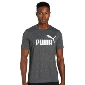 Puma 852419-01 Essentials Heather Gri Erkek T-Shirt