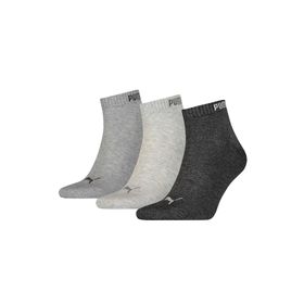 Puma 88749809 Quarter-V 3P Gri Unisex Çorap