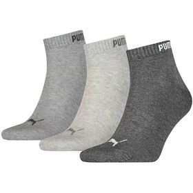 Puma 88749809 Quarter-V 3P Gri Unisex Çorap