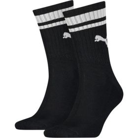 Puma 90794401 Crew Heritage Stripe 2P Unisex Siyah Günlük Stil Çorap