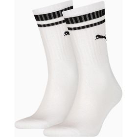Puma 90794402 Crew Heritage Stripe 2P Beyaz 2'li Unisex Çorap
