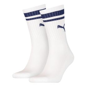 Puma 90794403 Crew Heritage Stripe 2P Unisex Beyaz Günlük Stil Çorap