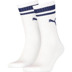 Puma 90794403 Crew Heritage Stripe 2P Unisex Beyaz Günlük Stil Çorap