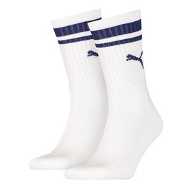Puma 90794403 Crew Heritage Stripe 2P Unisex Beyaz Günlük Stil Çorap