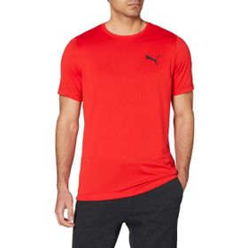 Puma Active Small Logo Tee High Risk Red T-Shirt