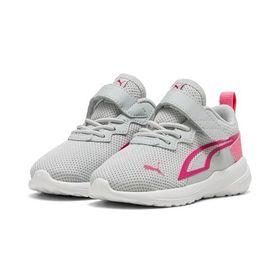 Puma All-Day Active AC+ Inf Cool Light Gray Pink Magic Rose Unisex Çocuk Spor Ayakkabı