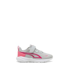 Puma All-Day Active AC+ PS Coo Gri Kız Çocuk Koşu Ayakkabısı