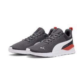 Puma Anzarun Lite Cool Dark Gray White Red Fire Erkek Spor Ayakkabı