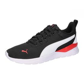 Puma Anzarun Lite Trainers Black White For All Time Red Unisex Yetişkin Spor Ayakkabı