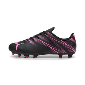 Puma Attacanto FG-AG Siyah Black Poison Pink Erkek Futbol Ayakkabısı