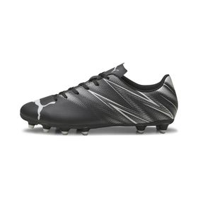 Puma Attacanto FG-AG Siyah Gümüş Sis Erkek Futbol Ayakkabısı