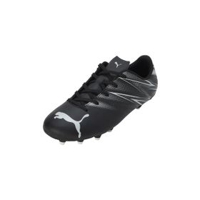 Puma Attacanto FG-AG Youth Football Boots Black-Silver Mist Unisex Çocuk Futbol Ayakkabısı