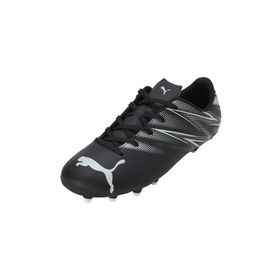 Puma Attacanto FG-AG Youth Football Boots Black-Silver Mist Unisex Çocuk Futbol Ayakkabısı