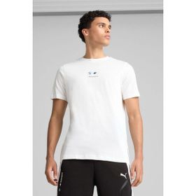 Puma BMW MMS Car Graphic Tee 2 Kısa Kollu Beyaz Erkek T-shirt