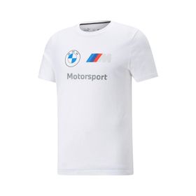 Puma Bmw Mms Ess Logo Tee Beyaz Erkek Kısa Kol T-Shirt