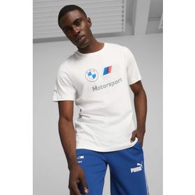 Puma Bmw Mms Ess Logo Tee Beyaz Erkek Kısa Kol T-Shirt