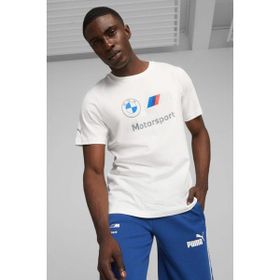 Puma Bmw Mms Ess Logo Tee Beyaz Erkek Kısa Kol T-Shirt