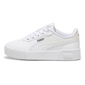 Puma Carina 2.0 Holo 2.0 PS White Mauve Silver Kadın Spor Ayakkabı