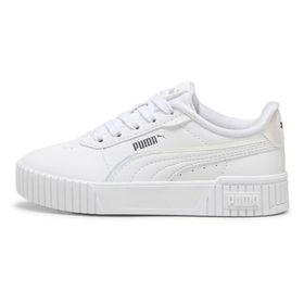 Puma Carina 2.0 Holo 2.0 PS White Mauve Silver Kadın Spor Ayakkabı