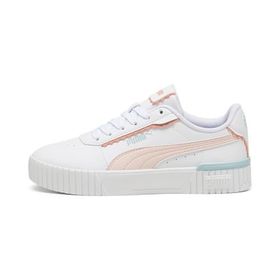 Puma Carina 2.0 Off Side Jr-Puma White-Island Pink-Frosted Dew Low Kadın Bot