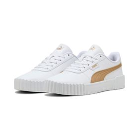 Puma Carina 3.0 Aqua Metallic White-Light Sand Kadın Spor Ayakkabı